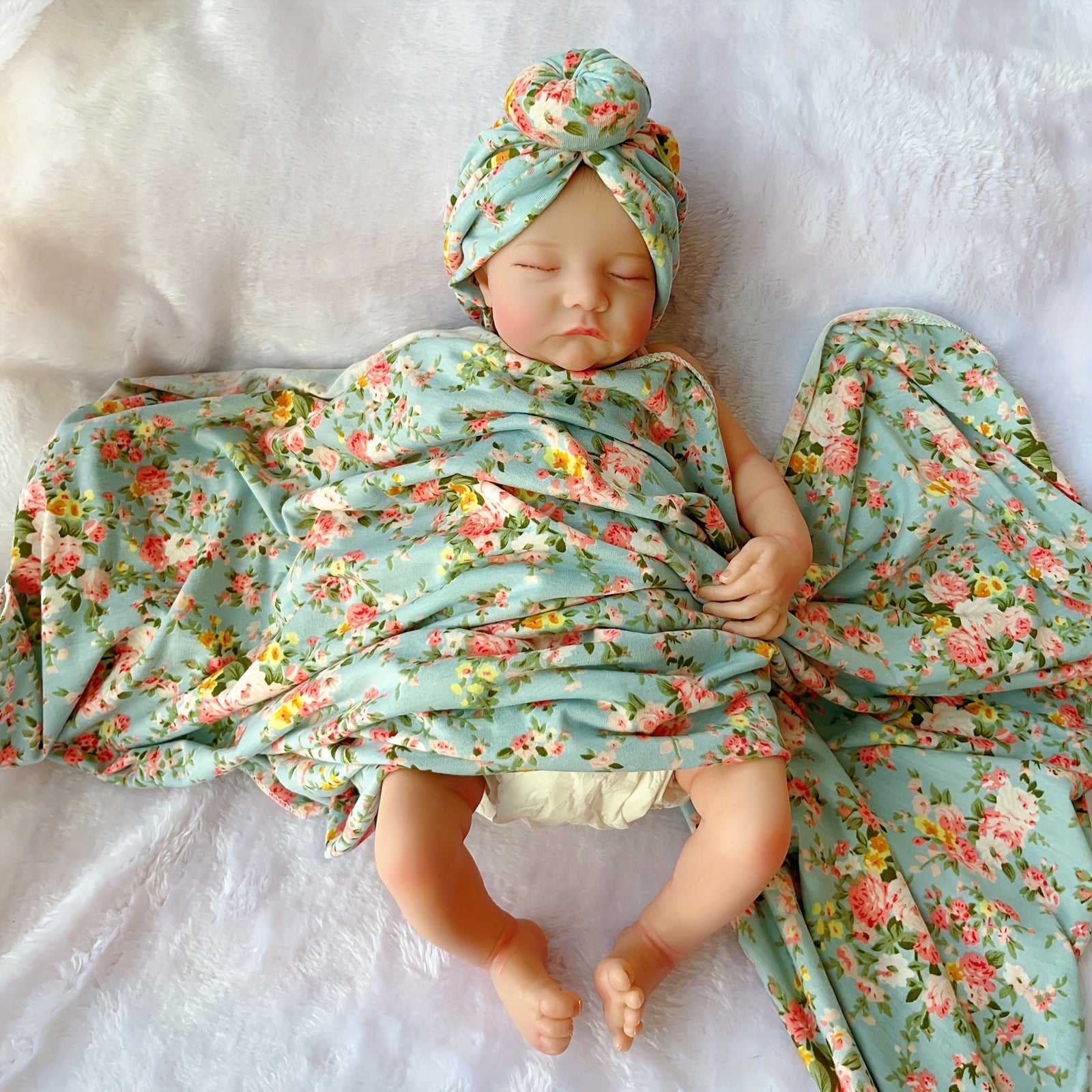 17 Inch Reborn Baby Doll Lifelike Newborn Doll For Toddlers