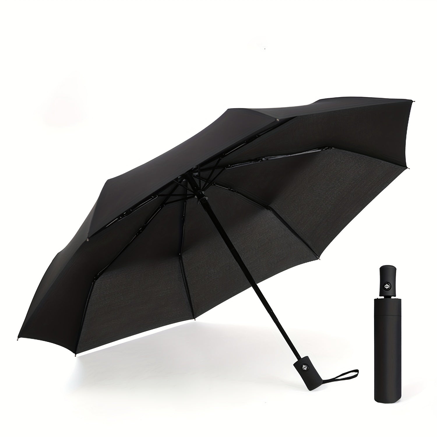 Compact Windproof Travel Umbrella Automatic Lightweight Portable Umbrella