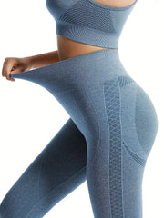 Women's 2pcs Argyle Sports Bra & Leggings Set