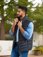 Men's Padded Thermal Casual Vest for Autumn Winter