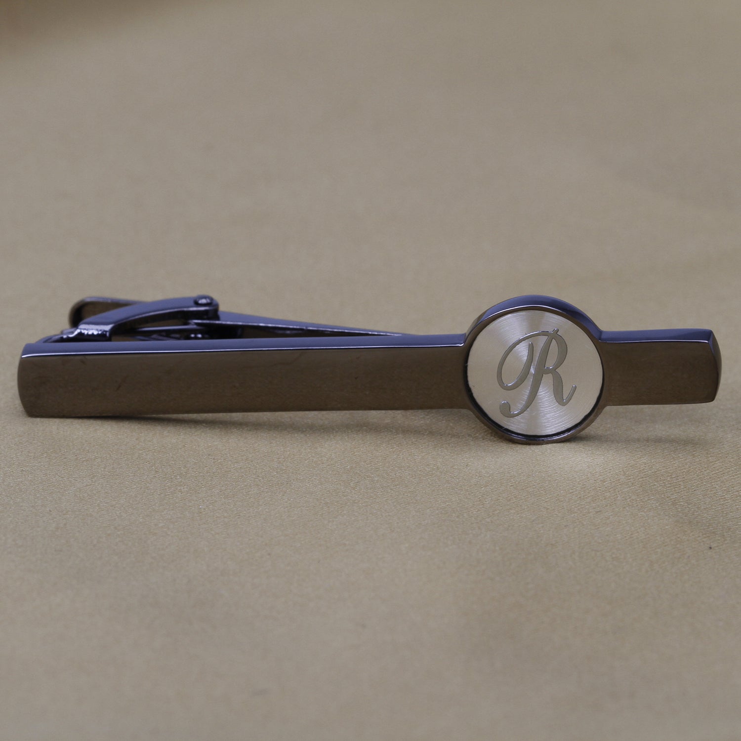 Business Casual Letter Print Copper Tie Clip Gift For Men P