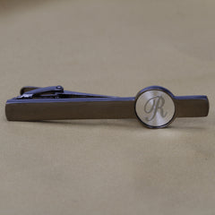 Business Casual Letter Print Copper Tie Clip Gift For Men P