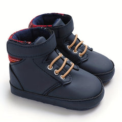 Baby Boys Toddler Anti-Slip Soft Bottom Boots, Spring/Autumn