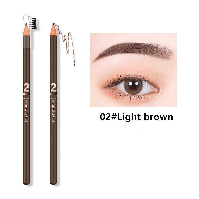 2mm Wild Eyebrow Pencil Waterproof Long Lasting Makeup Pencil