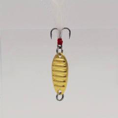 1pc Golden Silvery Spoon Fishing Lures 5g 7g 10g