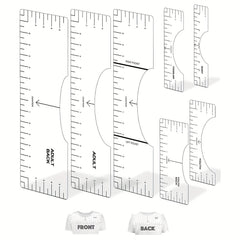 Tshirt Ruler Guide For Vinyl Alignment HTV Sublimation Heat Press Tool