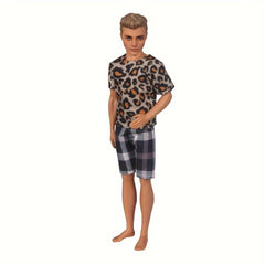 6pcs Doll Clothes Tops and Pants Outfit for 30 Boy Doll Accessories Toys