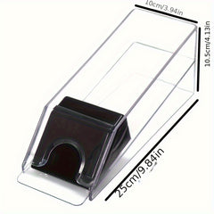 4 Decks Playing Card Dealing Case Poker Dealer Organizer Box