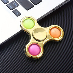 Electroplated Bubble Fun Finger Spinner