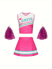 Girls Cheerleading Set Performance Sports Gift