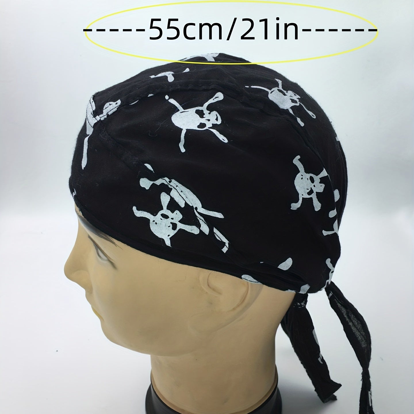 Pirate Hat Outdoor Bandana Multicolor Headgear Full Cotton