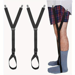 Adjustable Shirt Stays Military Elastic Garter Straps