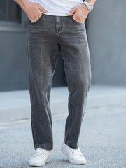 Men's Large Size Straight Jeans