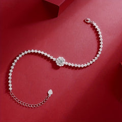 Women's Silvery Tennis Bracelet - Hip Hop Tennis Bracelet