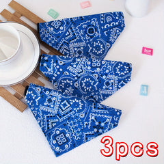 Floral Print Bandana for Small Pets Under 15lbs