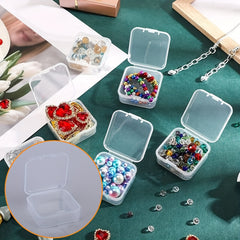 30pcs Clear Stackable Small Storage Box Toy Organizer with Lids