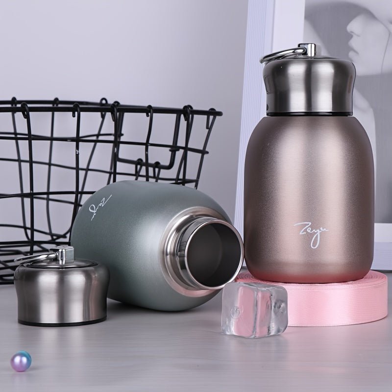 300ml Vacuum Insulated Water Cup Stainless Steel Leakproof Bottle
