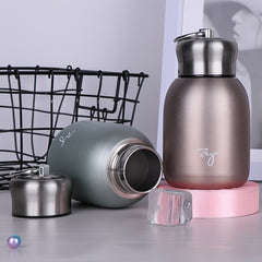 300ml Vacuum Insulated Water Cup Stainless Steel Leakproof Bottle
