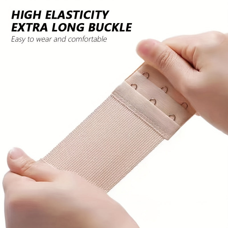 Bra Extension Buckle 3 Rows 4 Hook Bra Strap Extenders Women's Lingerie