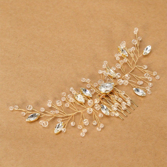 Rhinestone Crystal Hair Comb Bridal Wedding Hair Accessories