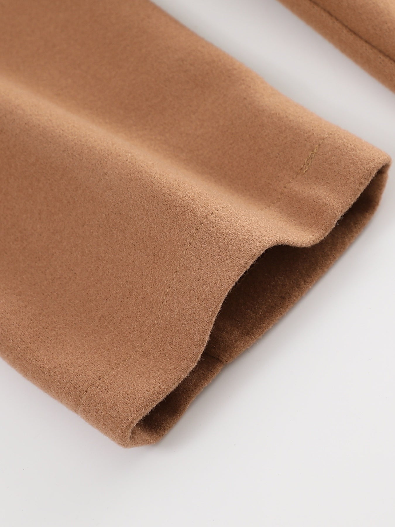 Casual Lapel Long Coat Solid Pocket Long Sleeve Loose Long Outerwear