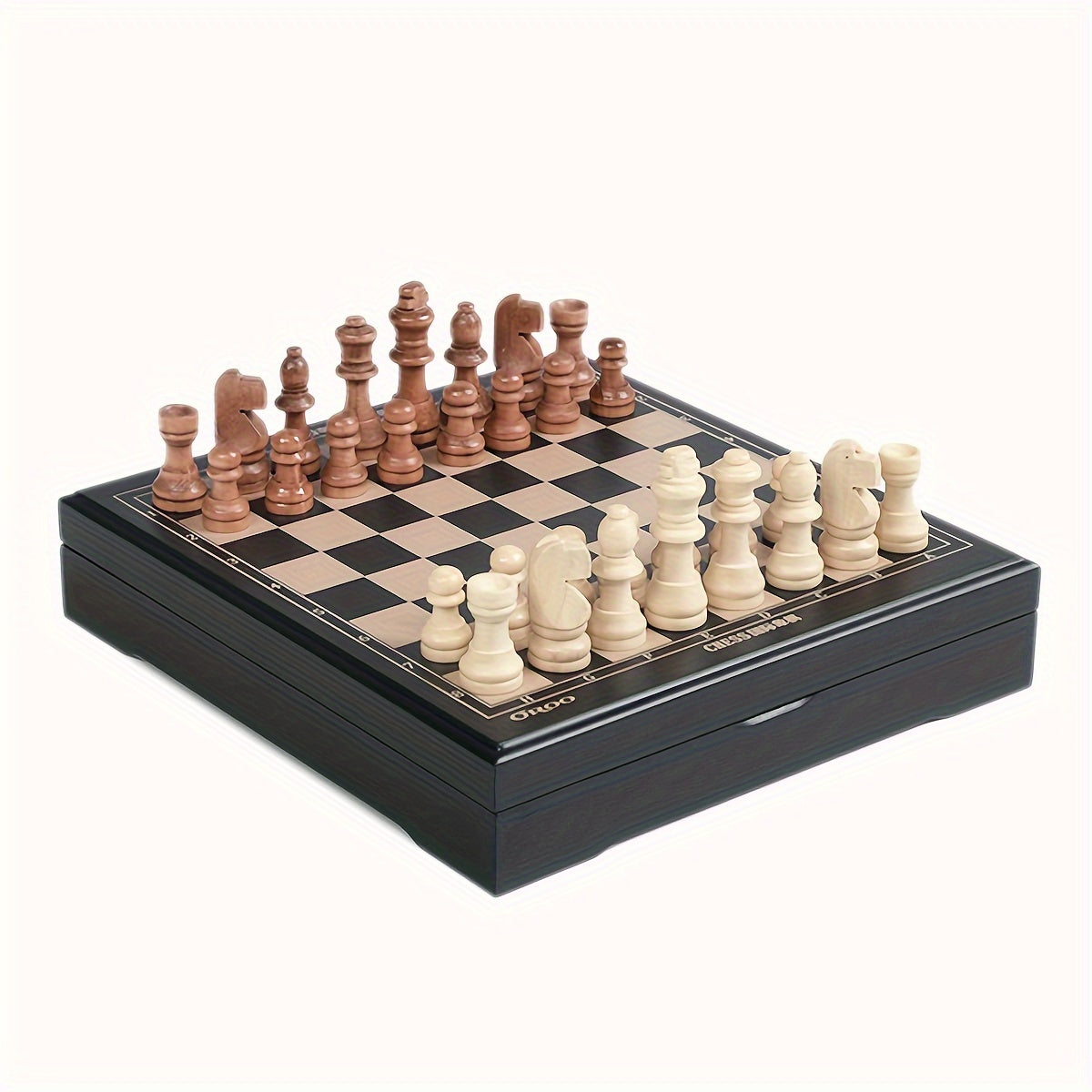 Chess Game Set with Storage Drawer for Beginners