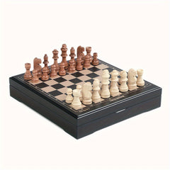 Chess Game Set with Storage Drawer for Beginners