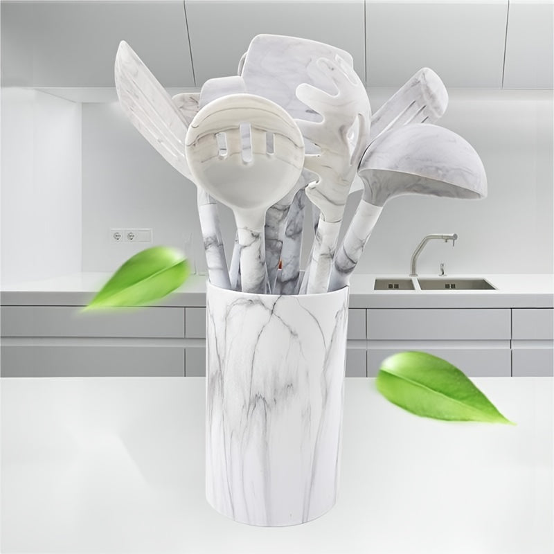 Marble Kitchen Utensil Holder - Organize in Style