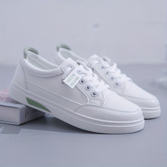Women's Lace Up Flat Skate Shoes Low Top Sneakers