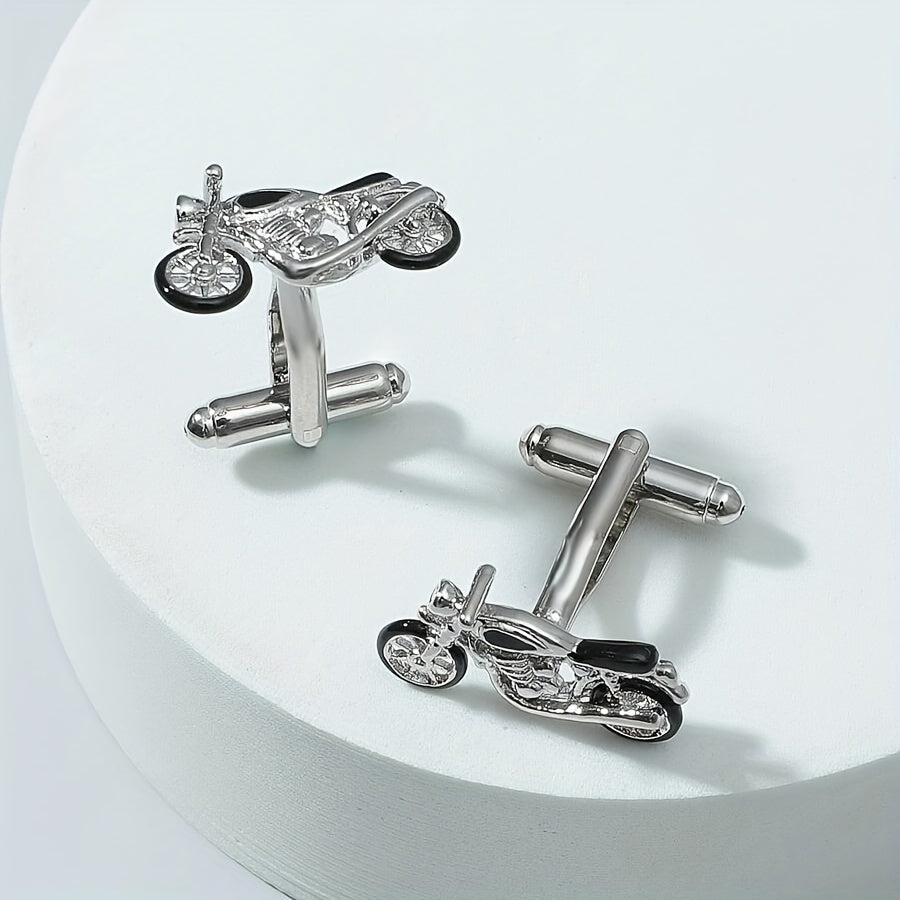 Men's Motorcycle Cufflinks French Shirt Cuff Buckles