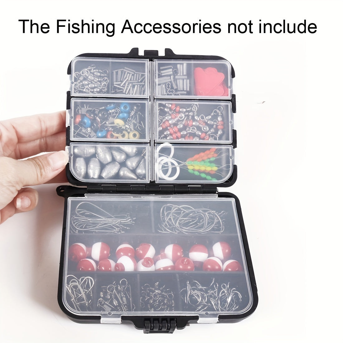 1pc Fishing Tackle Box Small Accessory Storage Box