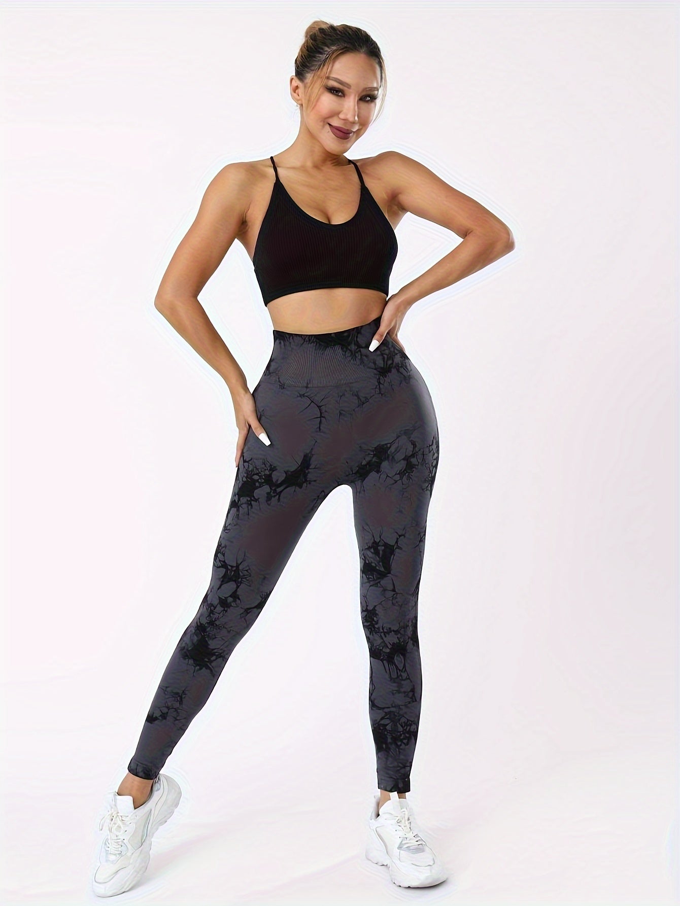 Tie Dye High Waist Butt Lifting Yoga Pants
