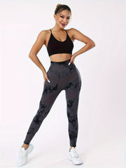 Tie Dye High Waist Butt Lifting Yoga Pants