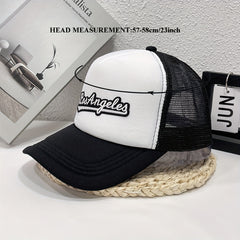 Los Angeles Embroidered Mesh Cap Trucker Hat