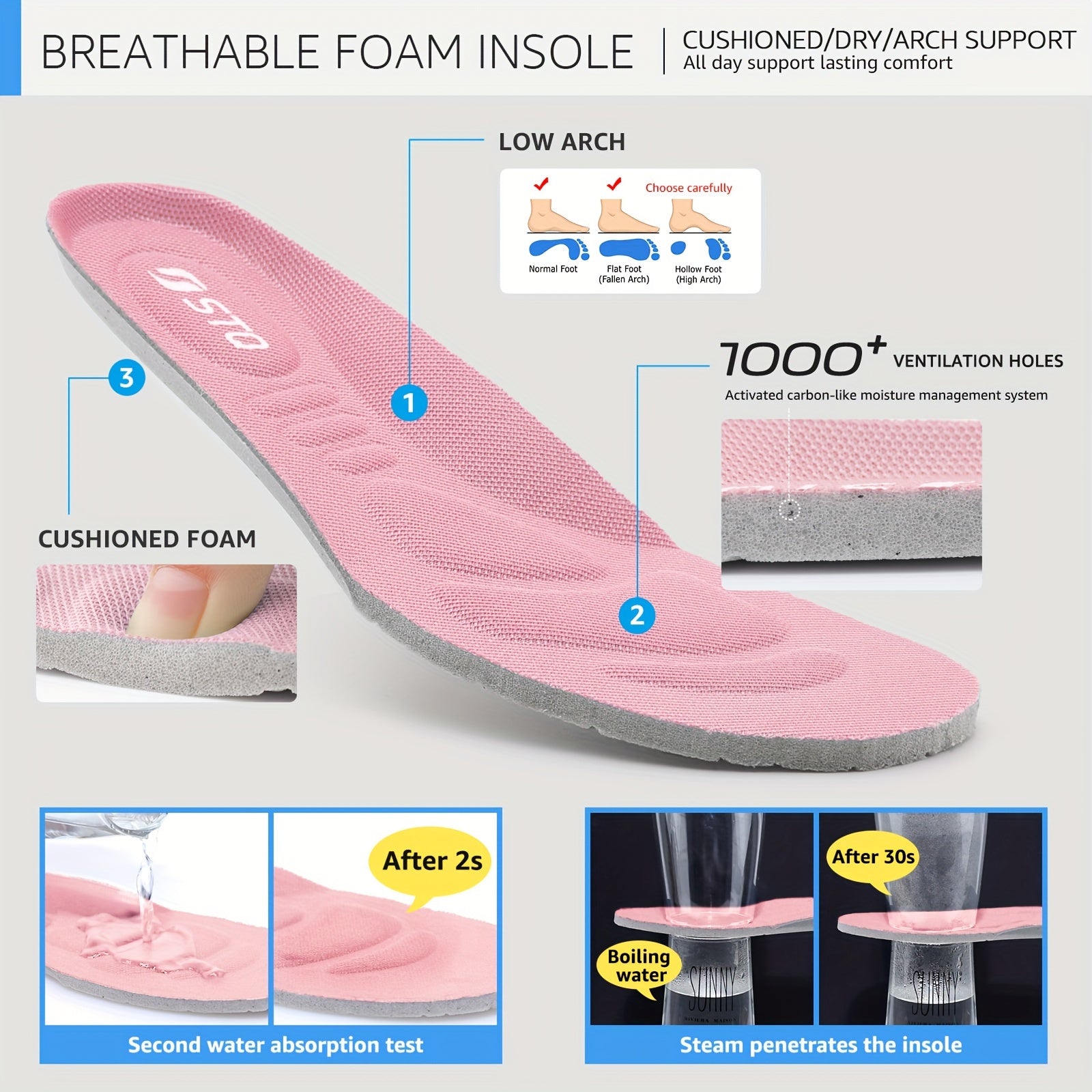 Breathable Slip-on Sneakers w/ Air Cushion for Outdoor