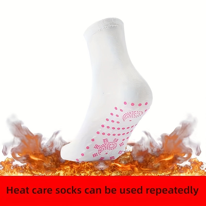 3 Pairs Self Heating Magnetic Massage Socks for Outdoor Activities
