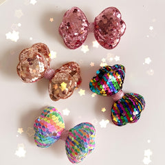 Sequins Children's Bow Duckbill Clip Hairpin Hair Accessories