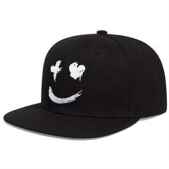 Men's Smiley Baseball Cap Outdoor Casual Hat Adjustable