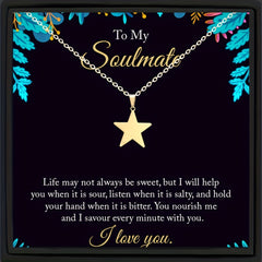 Girl's Stars Necklace Fairy Lucky Symbol Jewelry Romantic Daily Wear Gift