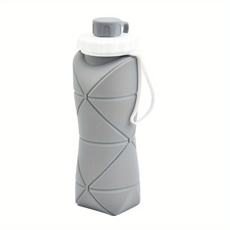 600ml Collapsible Water Bottles for Sport Gym Camping Hiking