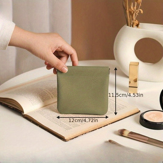 Portable Squeeze Top Cosmetic Bag Waterproof Makeup Pouch