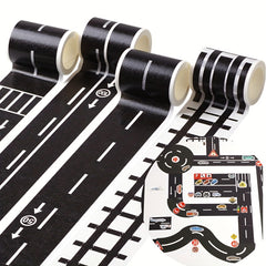 Transportation Railway Road Paper Tape DIY Scrapbook Sticker