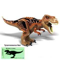 Jurassic Dinosaur Building Blocks Toy - Tyrannosaurus Triceratops Pterosaur