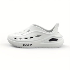 Men's Hollow Out Closed Toe Foam Clogs Non Slip Beach Sandals
