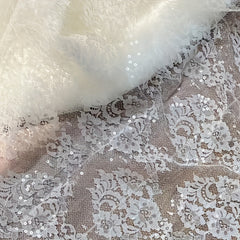 Sequins DIY Clothing Accessories Bead Pieces Lace Fabrics DIY Skirt Wedding