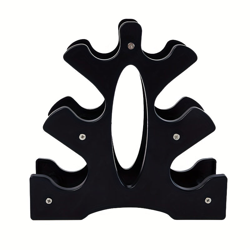 A-Shaped Dumbbell Rack Holds 6 Dumbbells on Both Sides
