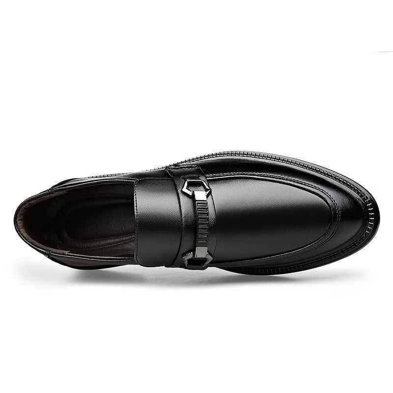 Men Pointed Toe Oxford Shoes Slip On Dress Shoes