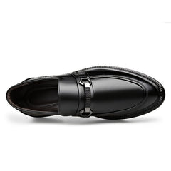 Men Pointed Toe Oxford Shoes Slip On Dress Shoes