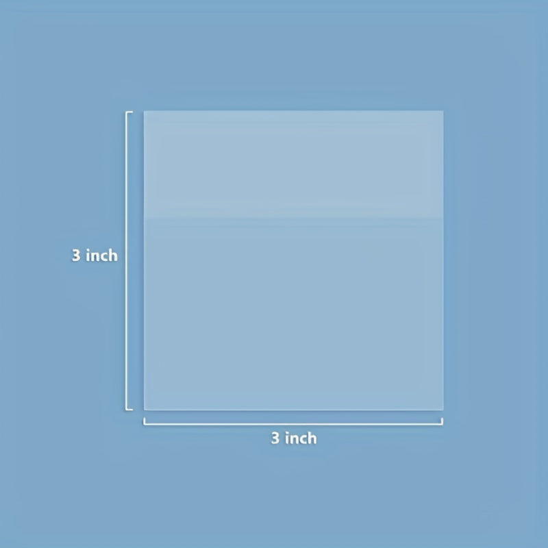 Clear Sticky Notes 3 X 3 Transparent See Through 300 Sheets