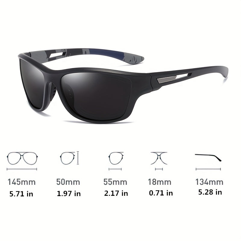 Men's Polarized Sunglasses UV 400 Hiking Driving Goggles
